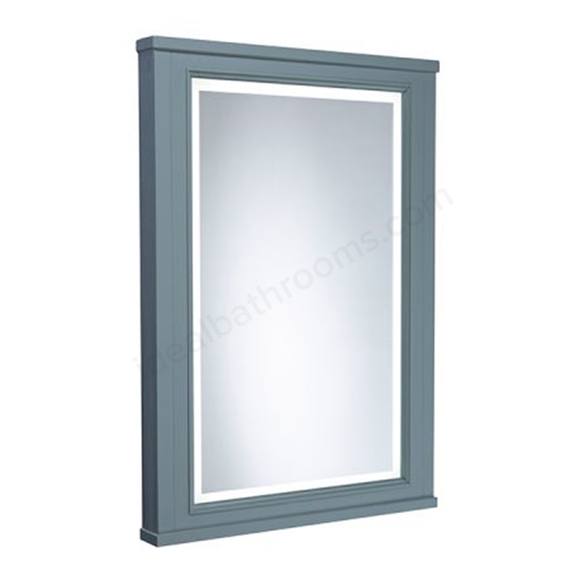 Tavistock Lansdown 556mm x 790mm Illuminated Mirror & Frame - Mineral Blue