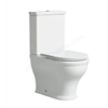 Tavistock Lansdown 630mm Short Projection Close Coupled Toilet Pan - White