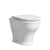 Tavistock Lansdown 380mm Short Projection Back to Wall Toilet Pan - White