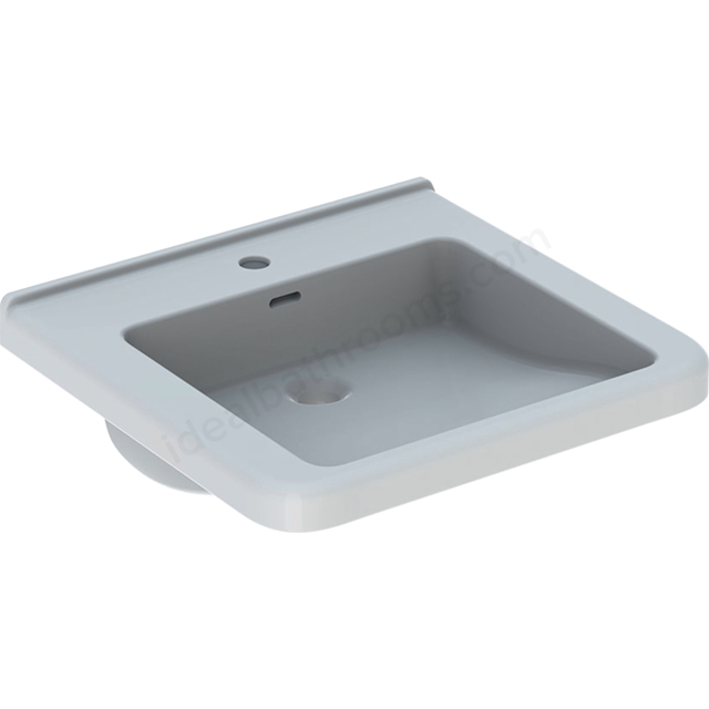 Geberit Selnova Comfort Square 65cm Wahbasin 1 Tap Hole
