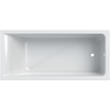 Geberit Renova Plan Rectangular 1800x800 Single Ended Acrylic Bath;With Feet