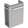 Geberit Selnova Compact Vanity Unit For 500x250 Handrinse Basin;Left Hand Towel Rail;Grey 