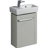 Geberit Selnova Compact Vanity Unit For 500x250 Handrinse Basin;Right Hand Towel Rail;Grey