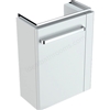 Geberit Selnova Compact Vanity Unit For 500x250 Handrinse Basin;Right Hand Towel Rail;White 