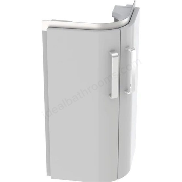 Geberit Selnova Compact 2 Door Corner Unit for Corner Basin - Light Grey