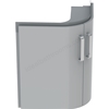 Geberit Selnova Compact Vanity Unit For Corner Hrb 500;Grey