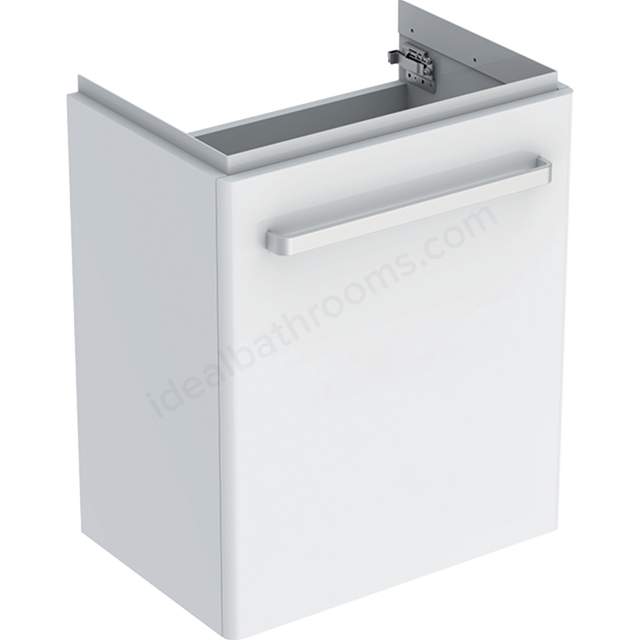 Geberit Selnova Compact Vanity Unit For Washbasin 550x370;Service Space - White