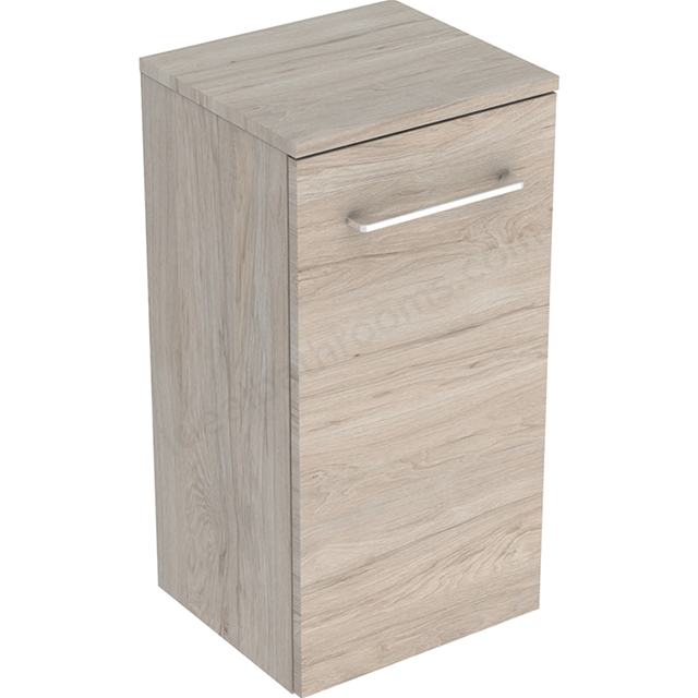 Geberit Selnova Square S 330mm Side Cabinet With One Door;Light Hickory
