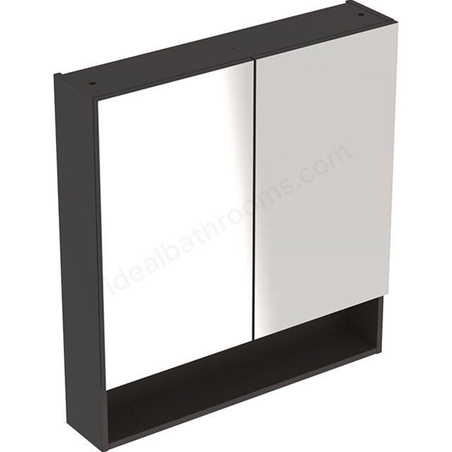 Geberit Selnova Square S Mirror Cabinet;588x850;Two Doors;Lava