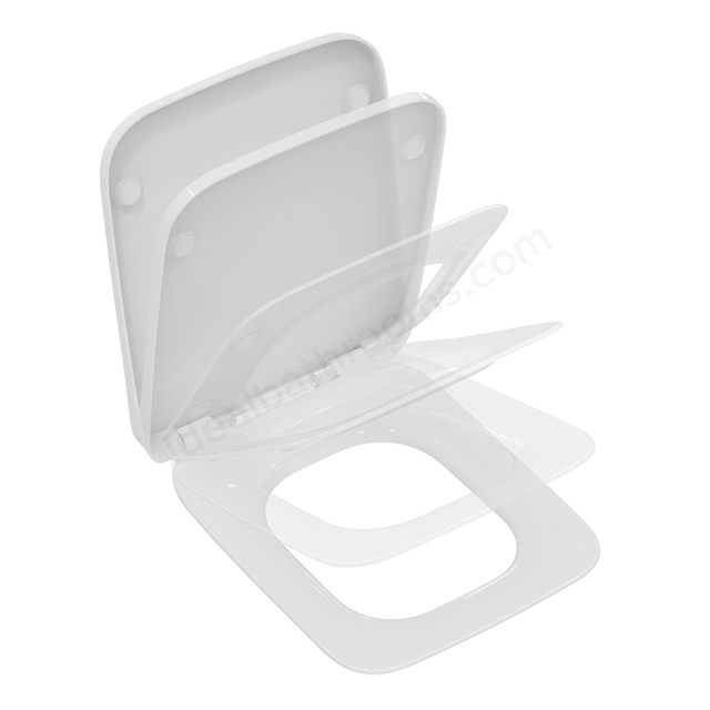 Ideal Standard Retail Strada II slim toilet seat and cover; slow close 