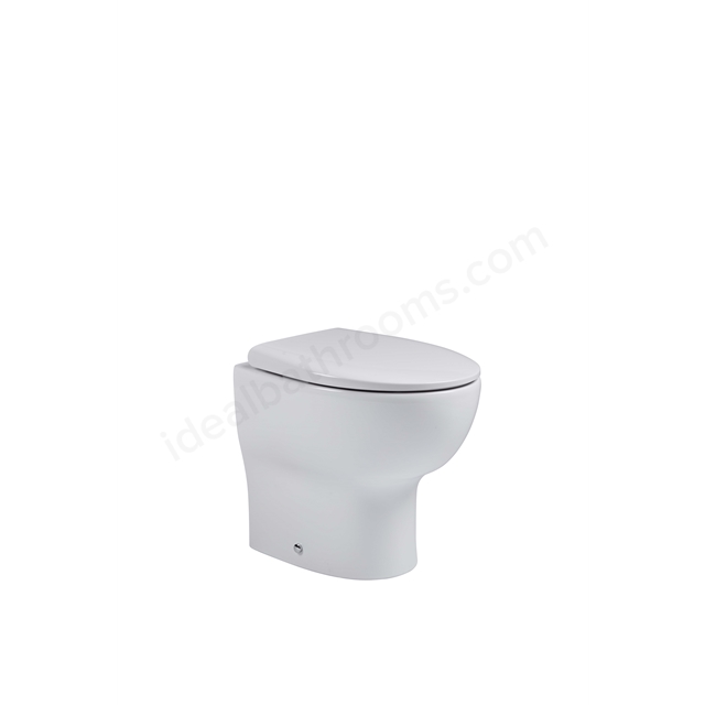Tavistock Loft 410mm Standard Height Back To Wall Toilet Pan - White