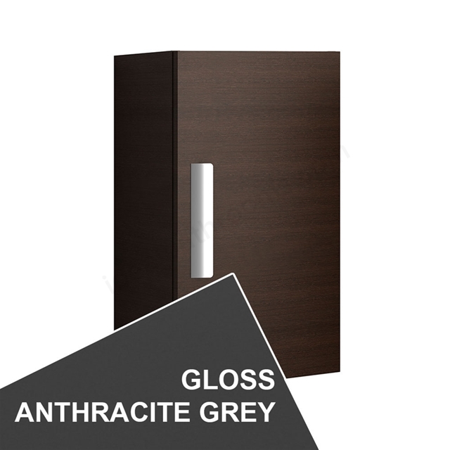 Roca Debba Compact Column Unit; 1 Door; 350mm Wide - Anthracite Grey