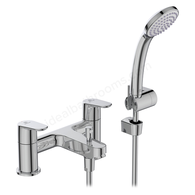 Cerafine O Dual Control Bath Shower Mixer  with Shower Set - Chrome