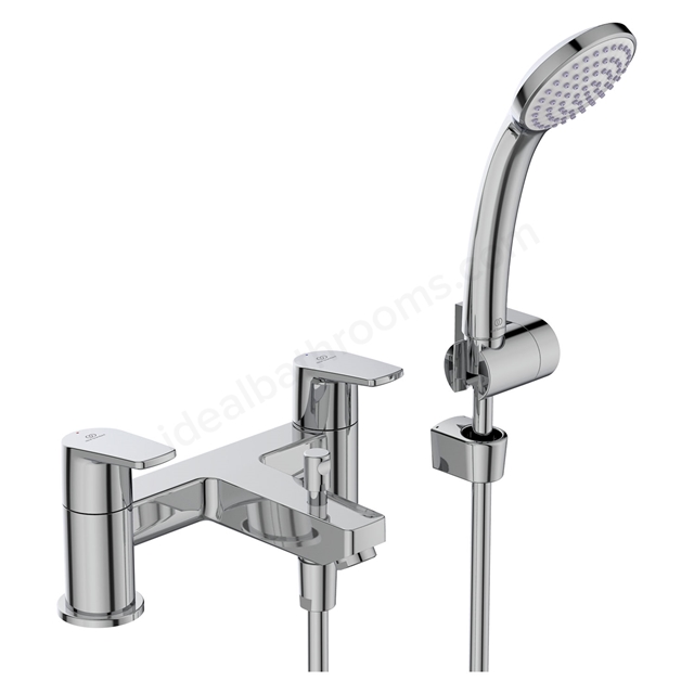 Cerafine D Dual Control Bath Shower Mixer  with Shower Set - Chrome