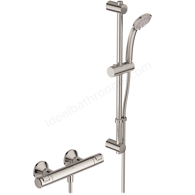 Ceratherm T25 exposed thermostatic shower mixer pack 