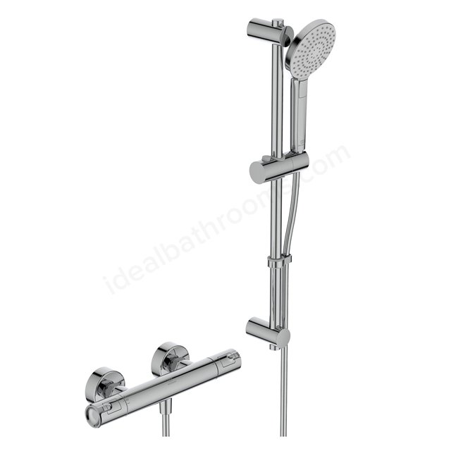 Ceratherm T50 exposed thermostatic shower mixer pack   