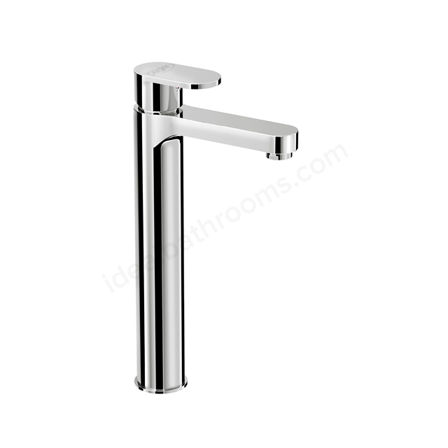 Essential Osmore Tall Mono Basin Mixer With Click Waste 1 Tap Hole Chrome