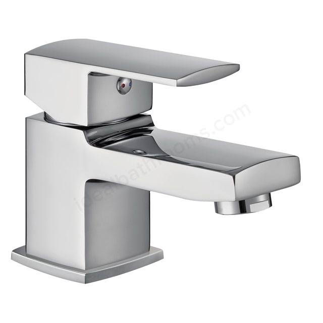 Essential Paron Mini Mono Basin Mixer With Click Waste 1 Tap Hole Chrome