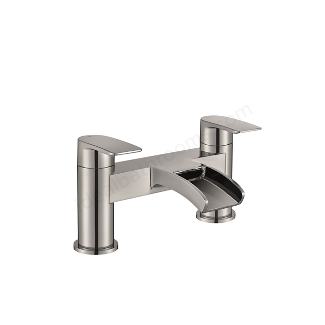 Essential Tambo Bath Filler 2 Tap Holes - Chrome