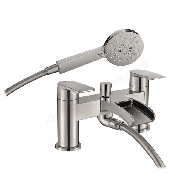 Essential Tambo Bath Shower Mixer Including Shower Kit 2 Tap Holes - Chrome