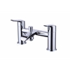 Essential Napo Bath Shower Mixer Including Shower Kit 2 Tap Holes - Chrome