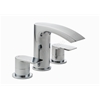 Essential Mantaro 3 Hole Bath Filler 3 Tap Holes - Chrome