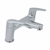Essential Javary Bath Filler 2 Tap Holes - Chrome
