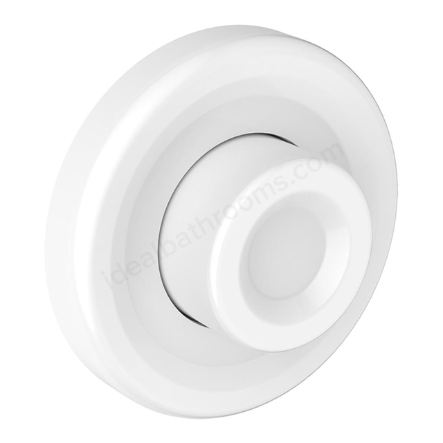 Armitage Shanks Septa Pro XS pneumatic single push button;  no logo - White