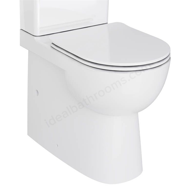 Roca Debba Close Coupled Back to Wall Comfort Height Toilet Pan - White