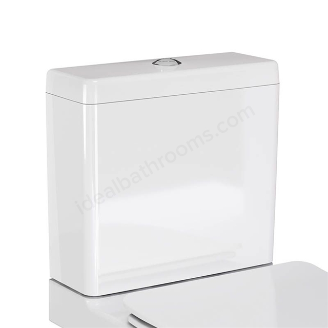Roca Debba Comfort Height Toilet Pan Cistern - White
