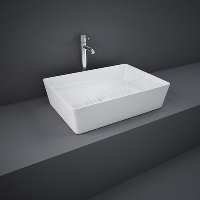 RAK Ceramics Feeling rectangle Countertop Basin White