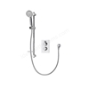Aqualisa Dream concealed thermostatic mixer single outlet with adj kit-Round