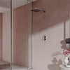 Aqualisa Dream concealed thermostatic mixer single outlet With Wall Fixed Head -Square