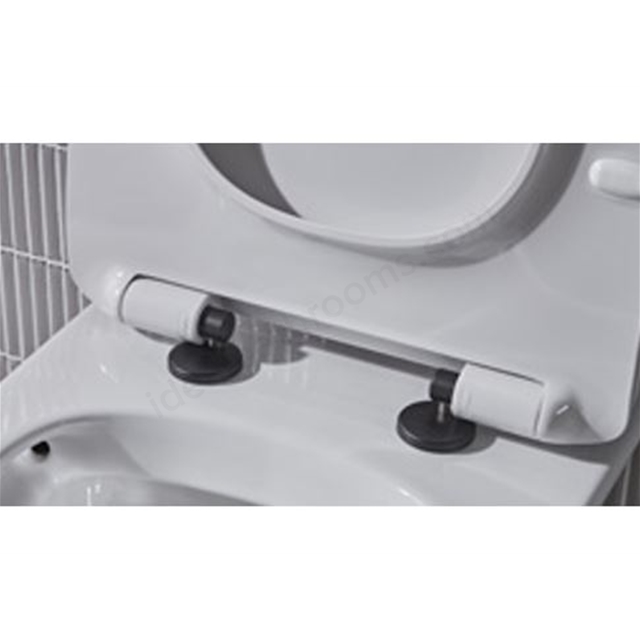 Tavistock Hinge Upgrade for DC14030 Toilet Seat Black Ideal Bathrooms