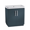 Tavistock Compass 800mm Vanity Unit; 2 Doors - Oxford Blue