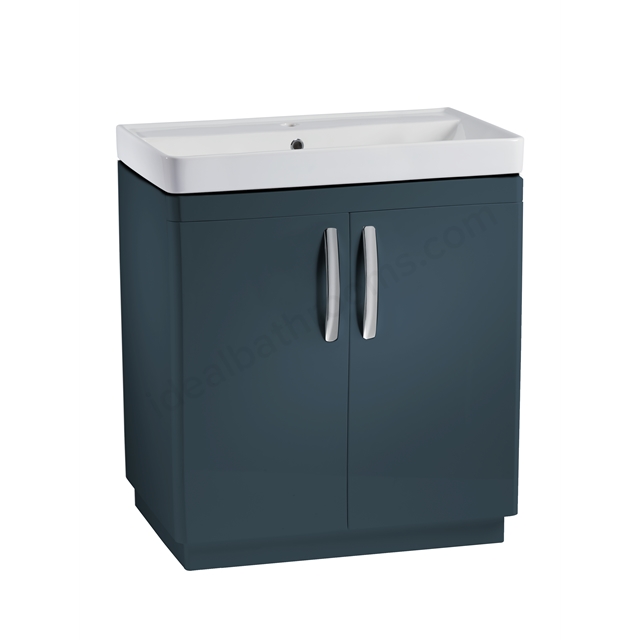 Tavistock Compass 800mm Vanity Unit; 2 Doors - Oxford Blue