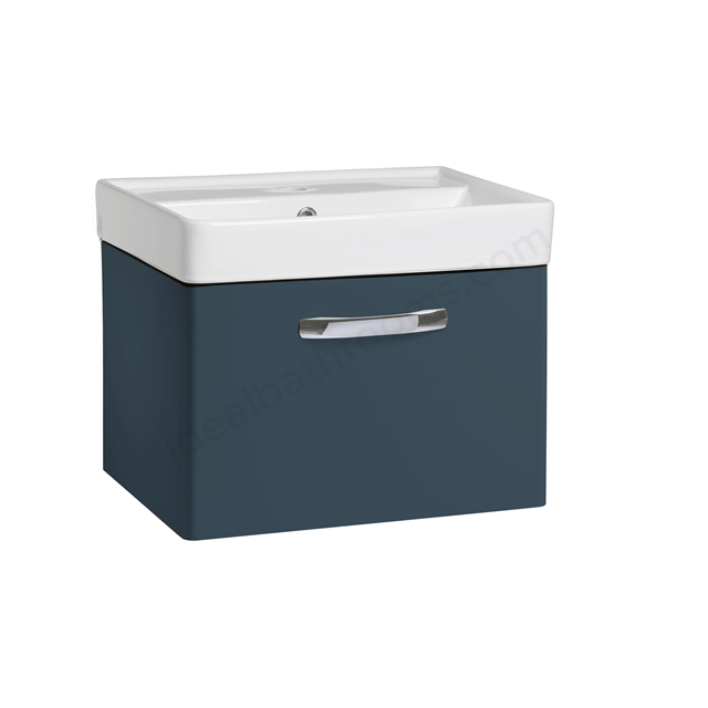 Tavistock Compass 500mm Wall Mounted Vanity Unit; 2 Doors - Oxford Blue