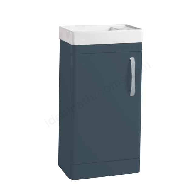 Tavistock Compass 455mm Cloakroom Vanity Unit; 1 Door - Oxford Blue