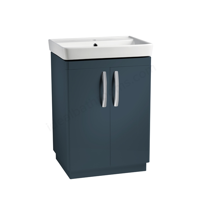 Tavistock Compass 600mm Vanity Unit; 2 Doors - Oxford Blue