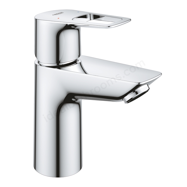 Grohe BauLoop; S-size; smooth body basin tap w/ pop up waste 