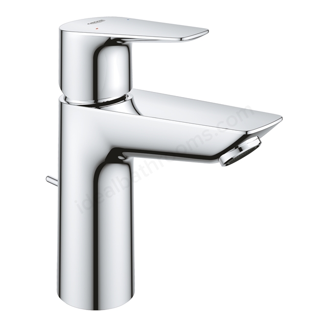 Grohe BauEdge; m-size basin tap w/ pop up waste 