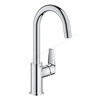 Grohe BauEdge; l-size; smooth body basin tap w/ pop up waste 