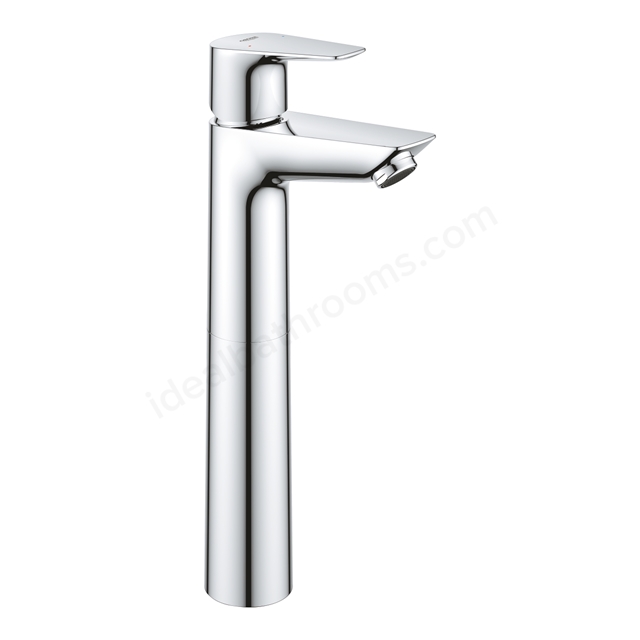 Grohe BauEdge; XL-size basin tap; smooth body basin tap