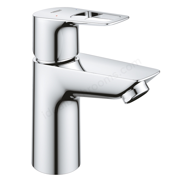 Grohe BauLoop; s-size; smooth body basin tap w/ pop up waste