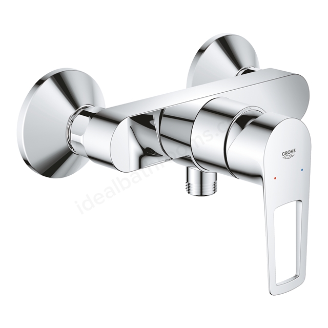 Grohe BauLoop Single Lever Exposed Shower Mixer Tap - Chrome