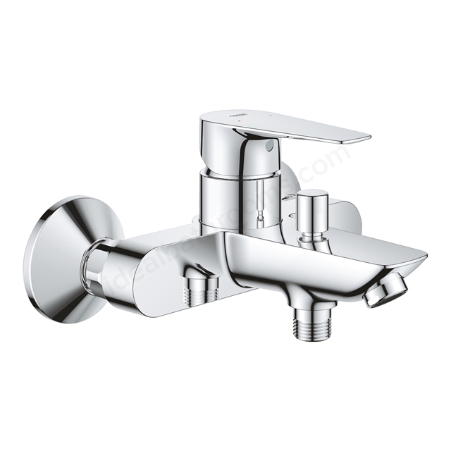 Grohe BauEdge Single Lever Bath Shower Mixer Tap - Chrome