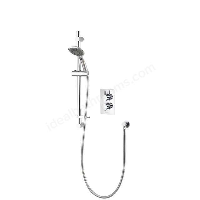 Aqualisa AQ concealed thermostatic Round Dials Adj Kit - Chrome