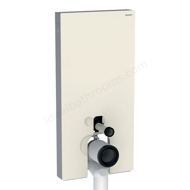 Geberit Monolith floor-standing WC; 101 cm - Sand Grey Glass/Aluminium