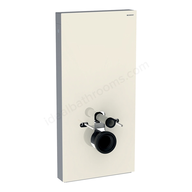 Geberit Monolith  wall-hung WC; 101 cm - Sand Grey Glass/Aluminium