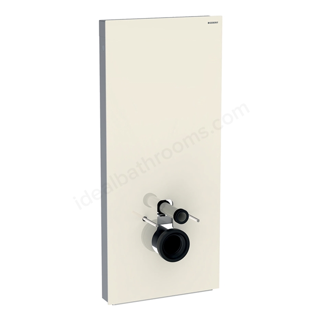 Geberit Monolith wall-hung WC; 114 cm - Sand Grey Glass/Aluminium